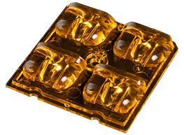 Ledil AMBER-2X2 LED Lighting Lenses